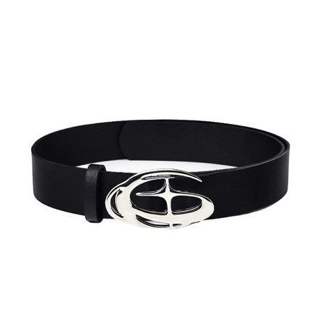 Cross Star Metal Buckle Belt