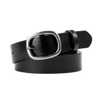 Genuine Leather Pin Buckle Belt