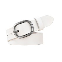 Genuine Leather Pin Buckle Belt