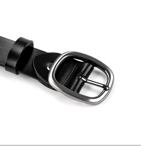 Genuine Leather Pin Buckle Belt