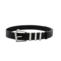 Versatile Belt with Silver Buckle