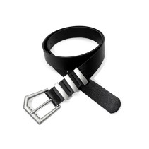 Versatile Belt with Silver Buckle