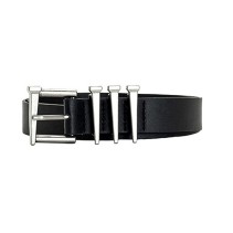 Vintage PU Leather Belt with Nail Buckle