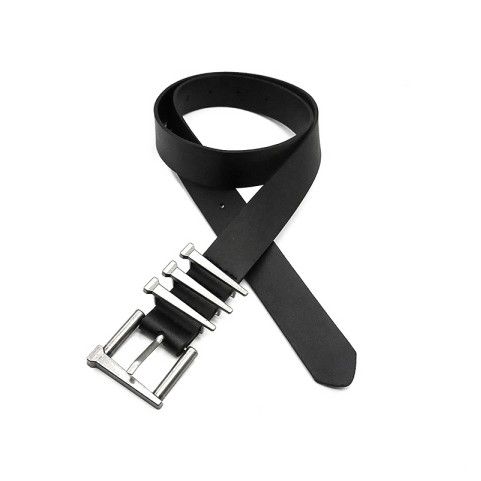 Vintage PU Leather Belt with Nail Buckle