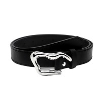 Silver Shaped Buckle Belt