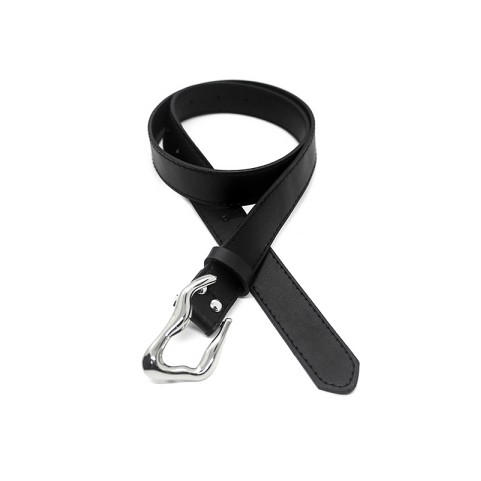 Silver Shaped Buckle Belt