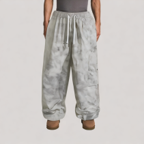 Tie Dye Straight Leg Casual Pants