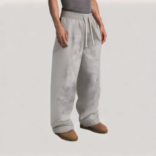 Tie Dye Straight Leg Casual Pants