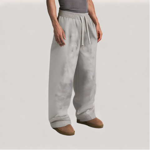 Tie Dye Straight Leg Casual Pants