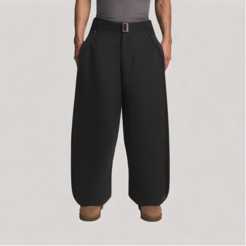Linen Patterned Casual Pants Linen Patterned Casual Pants