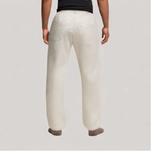 Floral Pocket Straight Leg Casual Pants