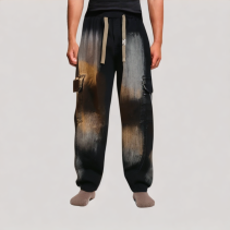 Contrast Washed Jeans