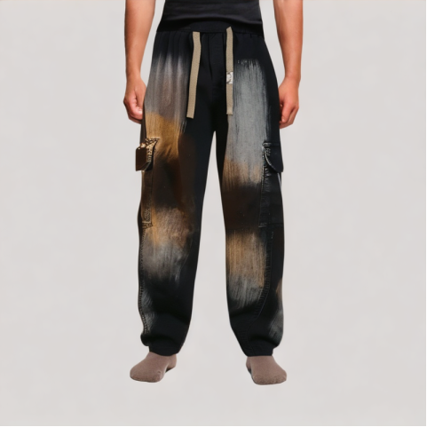 Contrast Washed Jeans