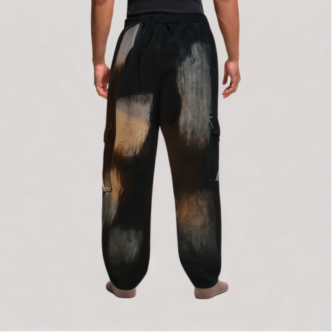 Contrast Washed Jeans