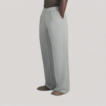 Solid Color Thin Loose Fit Pants