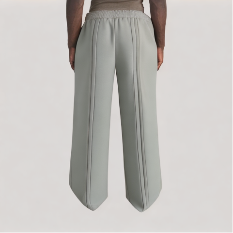 Solid Color Thin Loose Fit Pants
