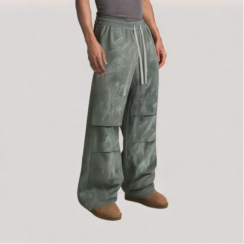 Tie Dye Men's Overalls