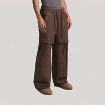 Brown Versatile Casual Pants
