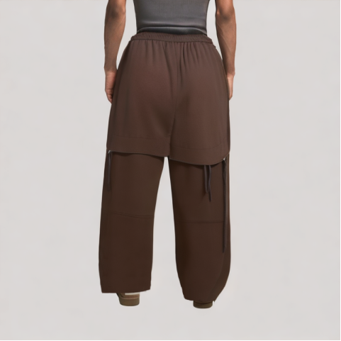 Brown Versatile Casual Pants