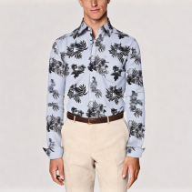 Men's Wrinkle Resistant Floral Shirt