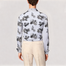 Men's Wrinkle Resistant Floral Shirt