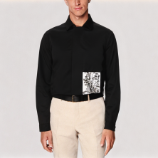 Wrinkle Resistant and Non Ironing Men's Shirt