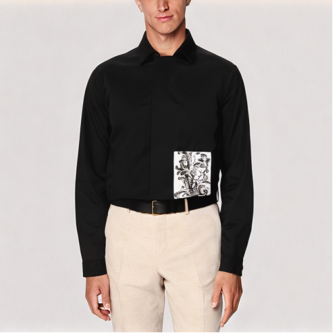 Wrinkle Resistant and Non Ironing Men's Shirt