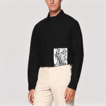 Wrinkle Resistant and Non Ironing Men's Shirt