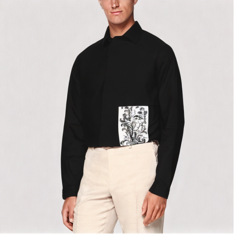 Wrinkle Resistant and Non Ironing Men's Shirt