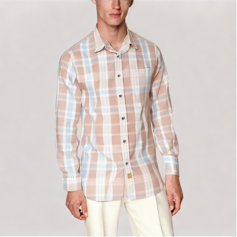 Men's Cotton Check Shirt