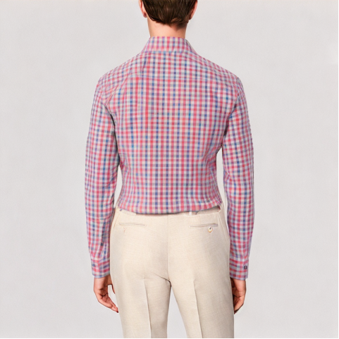 Classic Slim Fit Plaid Long Sleeve Shirt Classic Slim Fit Plaid Long Sleeve Shirt