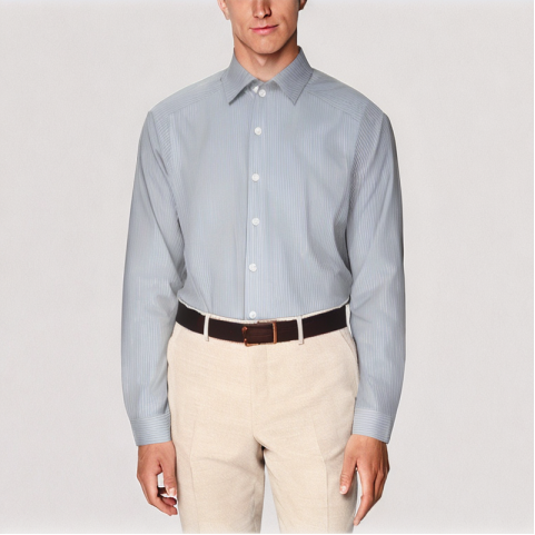 Oversized Striped Shirt