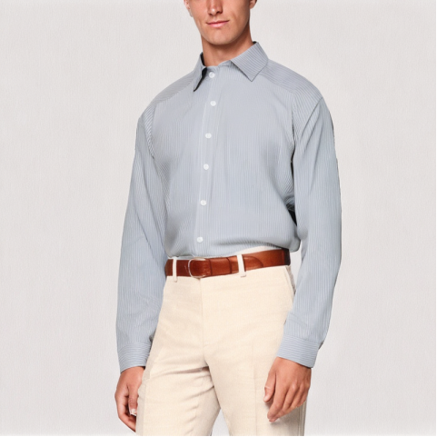 Oversized Striped Shirt