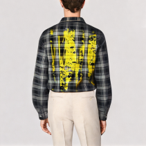 Dark Plaid Long Sleeved Shirt