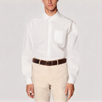 Cartoon Embroidered Long Sleeved Shirt