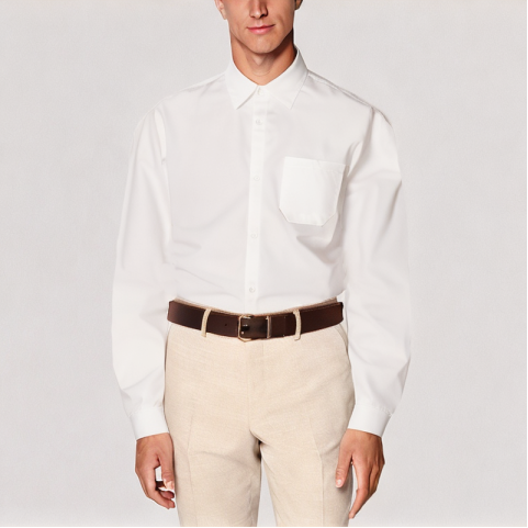 Cartoon Embroidered Long Sleeved Shirt