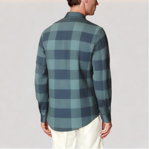 Men's Dark Green Loose Fit Shirt