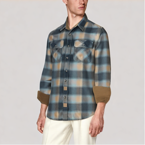 Men's Long Sleeved Button Down Shirt