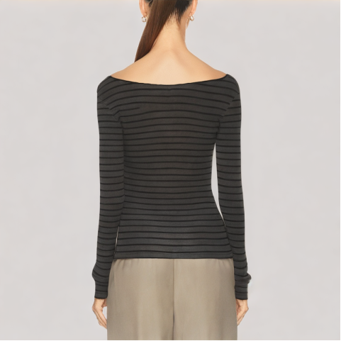 Simple Striped Long Sleeves Simple Striped Long Sleeves