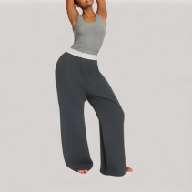 High Waisted Drape Casual Pants