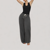 High Waisted Drape Trousers