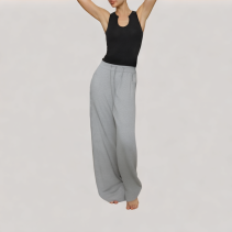 Relaxed Wide Leg Casual Pants