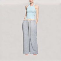 Women's Drawstring Wide Leg Pants
