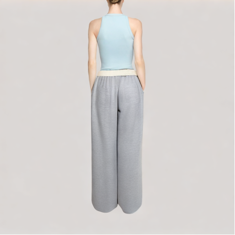 Women's Drawstring Wide Leg Pants