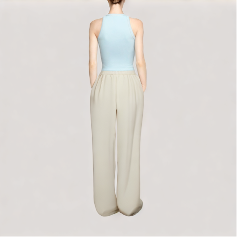 Solid Color Simple Versatile Casual Pants