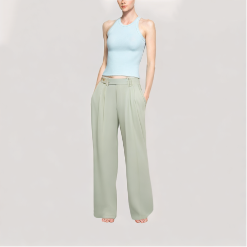Simple And Versatile Wide Leg Pants