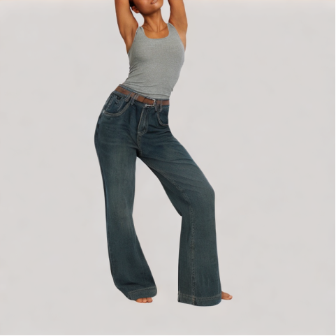 Loose Wide Leg Jeans