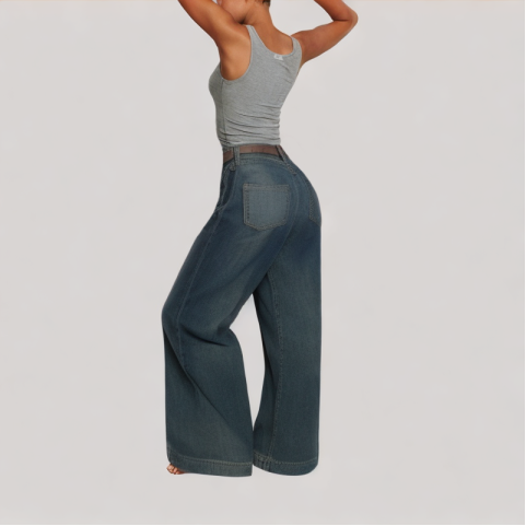Loose Wide Leg Jeans