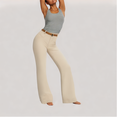 Solid Color Versatile Casual Pants