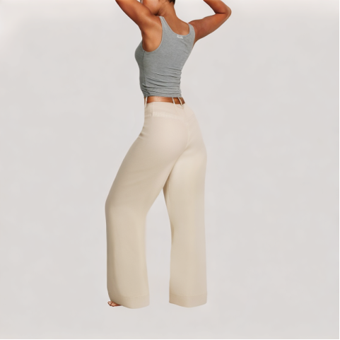 Solid Color Versatile Casual Pants